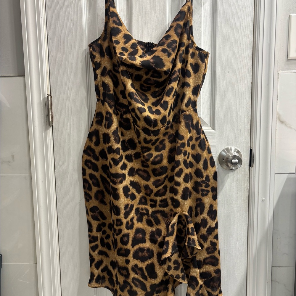Leopard Print Women's Dress